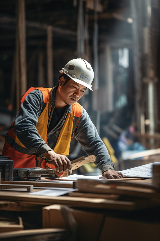 工人施工建设人物摄影图