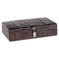 Picture of Embossed Leather Box - Medium