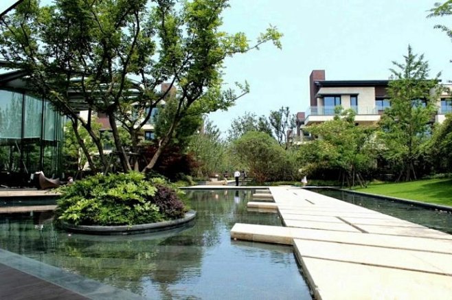 苏州仁恒观棠会所景观