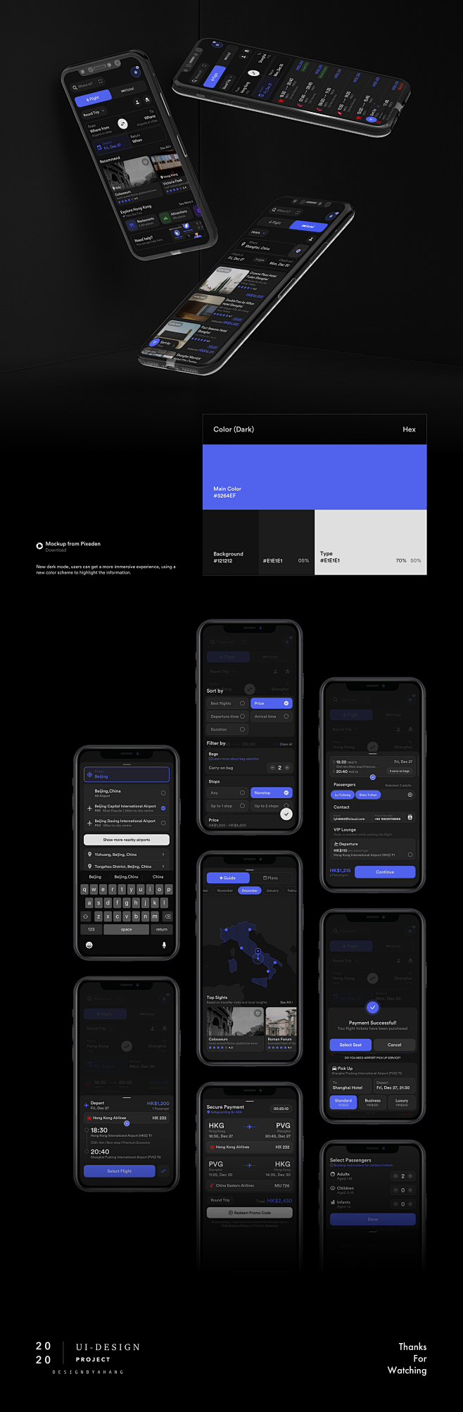 UI design Travel hum...