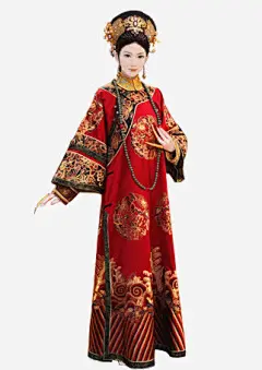 手绘清朝福晋