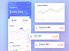 星落长河采集到表格 图表 数据可视化-UI