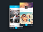 Mobile Feed UI Concepts – Inspiration Supply – Medium : A selection of UI concepts of mobile feeds.