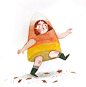 #相城艺术##手绘艺术# Taryn Knight，美国儿童插画师，爱猫人士，喜欢哈利波特，她的画带有复古和一些小魔幻色彩，非常可爱，很适合临摹做手帐素材～ ​​​​