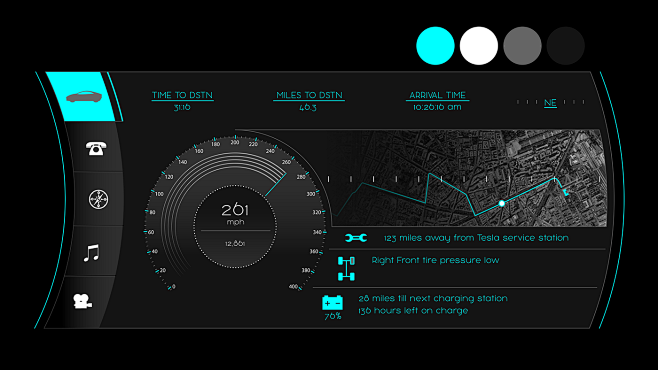 Car dashboard UI : T...