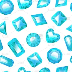 宝石,四方连续纹样,三维图形,蓝色,华丽的,华贵,多样,壁纸,蜘蛛网,写实