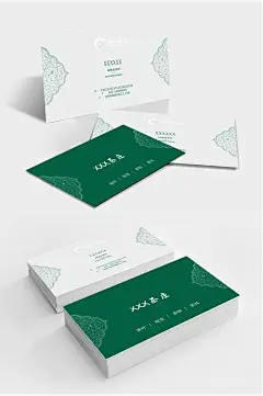 茶庄茶叶文化名片-众图网