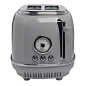 Wilko Gray Retro 2 Slice Toaster Image 1