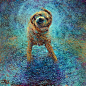 Shakin Off the Blues by Iris Scott. Gee_漆画