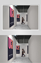 展会海报作品展示样机间道效果图-众图网