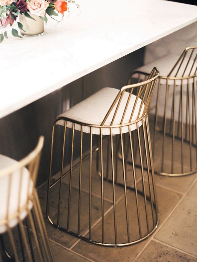 #brass bar #stools #...