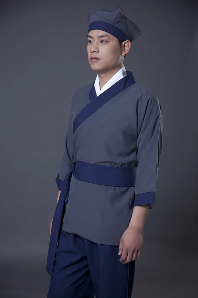 传统汉服古装小二服装牛郎服店铺伙计中式饭店酒店制服平民服布衣-淘宝网-花瓣网