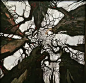 在森林里醒来 Vlad Miroshnikov, ‘Old Trees’, 2019 Oil on Canvas, 110 x 110 cm ​