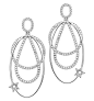 18ct Diamond La Earrings | David Jones