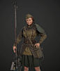 Panzer Huntrees, Dmitry Bezrodniy : Personal work inspired by pics of russian women snipers of WW2