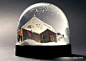 美丽精致的雪景水晶球——DAC_艺术中国