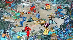 DC 漫画 VS 四大名著 ，中国波普艺术家的另类版画