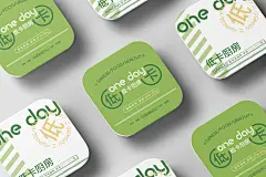 ONE DAY低卡厨房品牌形象设计-古田路9号-品牌创意/版权保护平台