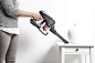 Hoover DS22GR Discovery Cordless Vacuum Cleaner, 0.7 Litre, Titanium/Red-厨具-亚马逊中国