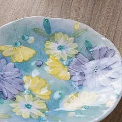 日本进口 舞陶馆女性送礼濑户烧手绘繁花花朵马克杯茶杯水杯子-淘宝网