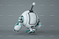 【带绑定】小机器人 卡通机器人 产品机器人 Q版机器 智能机器人 科幻 机械 VR 吉祥物-CG模型网（cgmodel)-让设计更有价值!