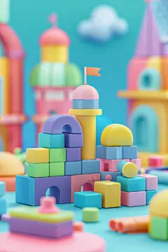 拼插积木益智类玩具