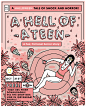 HELL OF A TEEN : This digital comic, released on Halloween is a satirical horror story, based on the misconception of individuals “wanting what they can’t have”. Often missing opportunities and that
 are right in front of them.