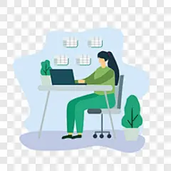 扁平风ui金融扁平风人物办公人物装饰图案PNG图片 来自PNG搜索网 pngss.com 免费免扣png素材下载！
