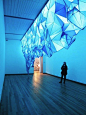 A Glowing Iceberg Made Entirely Of Staples And Tissue Paper | The Creators Project