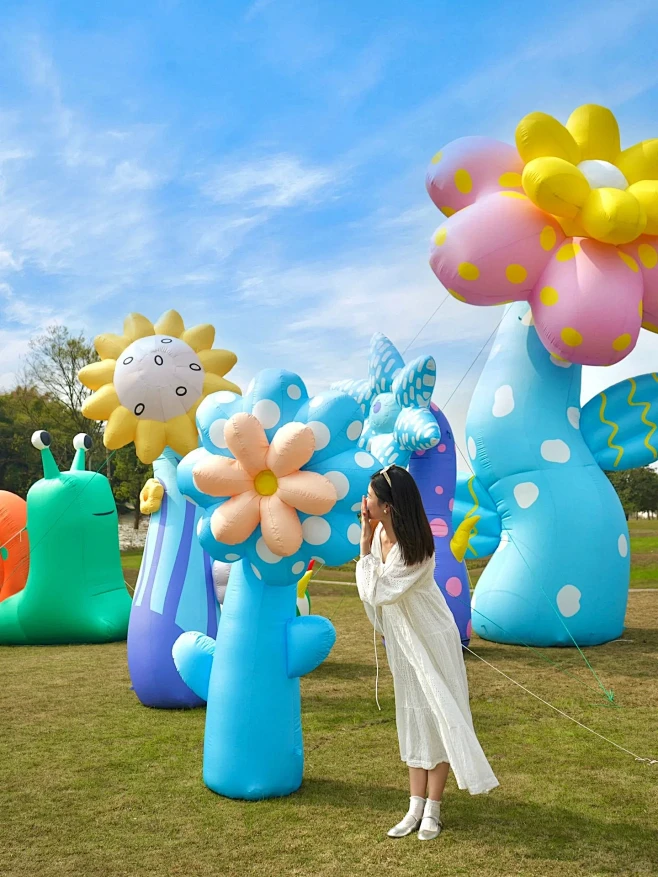 #气模定制 #气模 #气模厂家 #充气花朵#花朵气模#商场美陈-花瓣网
