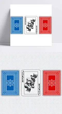 扑克牌|扑克牌,纸牌,斗地主,升级,小王,赌博,背面,卡通元素,手绘/卡通