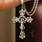 欧洲梵蒂冈天主教耶稣基督925纯银十字架祈祷护身符男女吊坠项链-淘宝网
