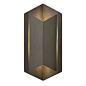 Love the modern Deco lines! Lex LED Outdoor Wall Sconce by Hinkley Lighting at Lumens.com: 