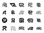 R sketches monogram sketches proces custom logo design typography symbol designer branding identity identity designer brandmark mark logo designer logo design logo