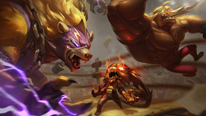 怒熊沃利贝尔狂狮纳尔硬汉蒙多