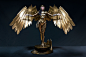   :   , Queen Studios : The Queen Studios Wonder Woman 1:4 statue is painstakingly crafted to create a movie accurate depiction of Diana in her new golden suit of armour. To pose shows the Amazonian warrior with her arms raised, her golden wings pointing 