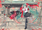 Anime 2006x1418 anime anime girls digital art artwork 2D Hatsune Miku Vocaloid twintails