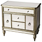 Butler Console Chest, Mirror transitional-accent-chests-and-cabinets