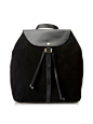 Kate Spade Saturday Women's Half-Circle Backpack, Black Suede at MYHABIT $129/$180