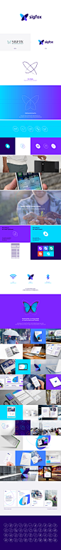 Sigfox 品牌视觉形象设计 ​