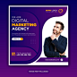 Premium Vector | Digital business marketing social media banner