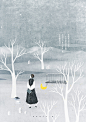 白色吐息_annie.Z__插画师作品_涂鸦王国gracg.com