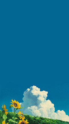 梅骨朵儿采集到插画～天空