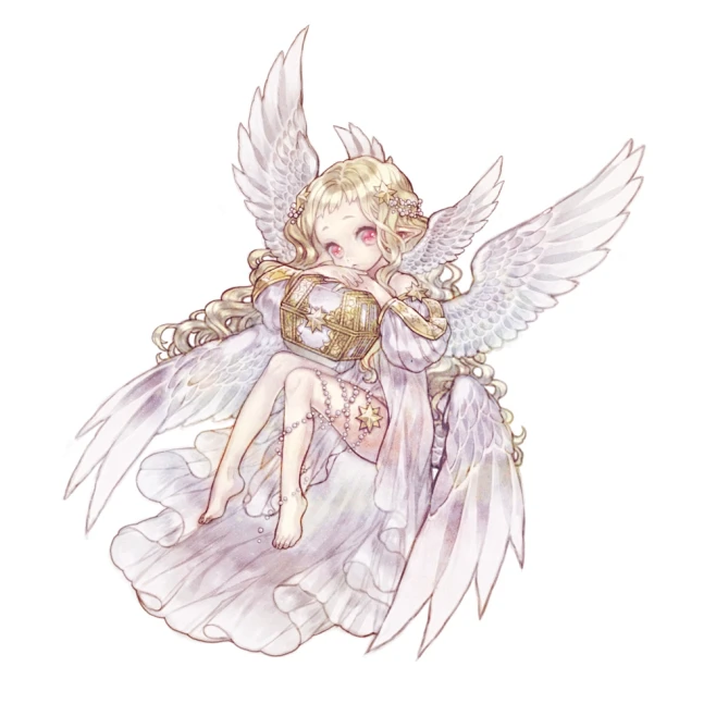 鸟人原画带翅膀的人天使原画来自cgbook.cn (36)-花瓣网