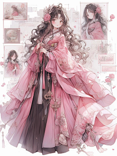 小白YK采集到二次元角色设计 (全身)