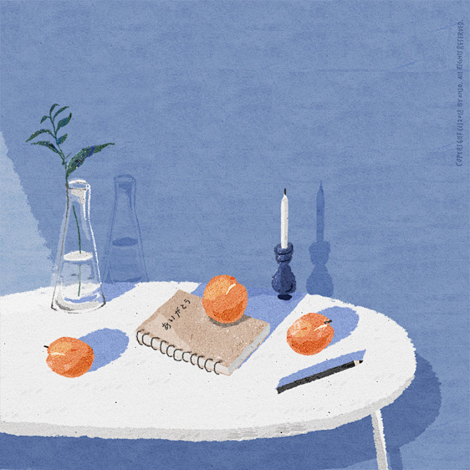 Illust / OHIO.
Blue ...