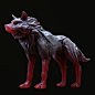 wolf., Roman Roshcencko : Hello! New 3d-model - the wolf. My own concept-design, model and textures. I will not say that the work was always easy, could not always switch to model from current projects, but at the moment I like what I did. I will continue