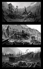 Among Trees - Environments Concepts