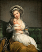 Elisabeth Louise Vigée-LeBrun-- Madame Vigée-LeBrun and her daughter