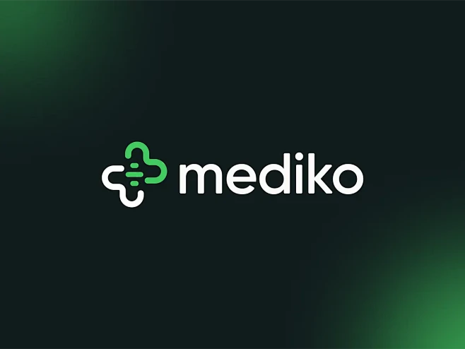 mediko - medical logo brand identity clinical colorful logo dna ...